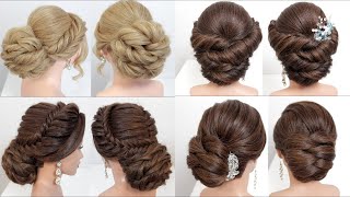 4 Wedding Hairstyles For Long Hair. Braided Hairstyles.