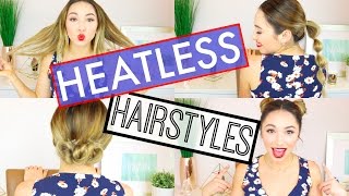 Heatless Hairstyles | Quick And Easy