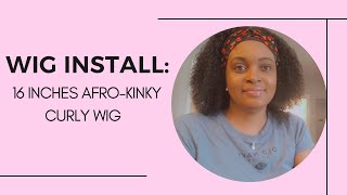 Wig Install: Afro Kinky Headband Wig
