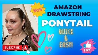 Quick And Easy Amazon 24" Drawstring Ponytail Extension Review