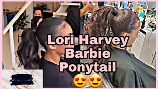 Mini Tutorial| Lori Harvey Inspired Ponytail