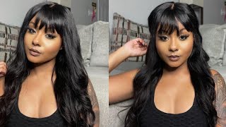 Fast & Easy Styling On This Bang Wig | Luvme Hair