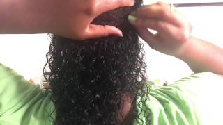 How I Made Curly Clip-In Extensions To  Match My Curl Pattern/ Jerry Curl(Fine Hair)