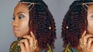 Egyptian Queen - Easy Halloween Hairstyle || Natural Hair