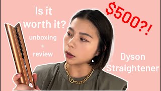 Dyson Corrale Straightener! Unboxing + How To Use On Short Hair + Review