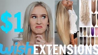 I Wore Wish Hair Extensions For A Week