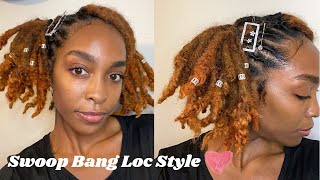 Swoop Bang Loc Ponytail Hairstyle | Hey It'S Lashonda B