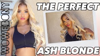 How To Get The Perfect Ash Blonde Color Using Wella Charm Toner | 613 Wig Ft. Wowebony