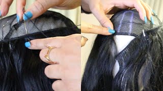 U Part Wig Tutorial - How To Sew/Fold Over Method