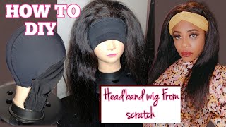 Diy Headband Wig! Throw And Go / How To Make Your Own Headband Wig + Install (Divanyhair)