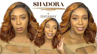 Outre Synthetic Hair Sleeklay Part Hd Lace Front Wig - Shadora +Giveaway --/Wigtypes.Com