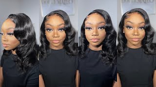 Gorgeous Classy Curled Hairstyle | Deep Side Part 5X5 Closure Wig Install | Recool Hair