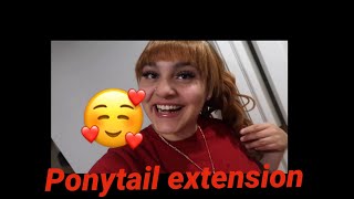 Ponytail + Bang Extensions | Tutorial