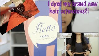 Hetto Hair Extensions: I Unbox, Review And Dye Them!
