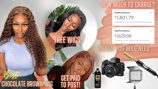 How To Actually Become A Hair Influencer & Get Paid To Wear Free Wigs | Ft. Amanda Hair