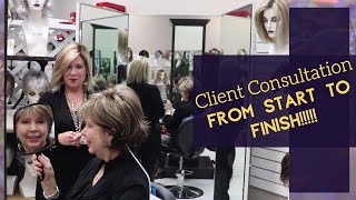 Synthetic Wig Client Consultation Featuring Styles From Noriko And Jon Renau