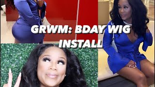 Grwm: Bday Wig Install Ft. Adronitie Hair