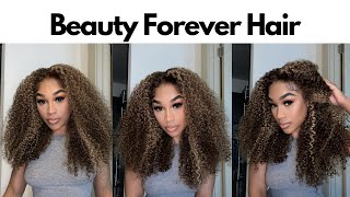 Beyonce?! Best Blonde Curly Wave Wig Install Ft Beautyforeverhair