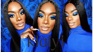 Blue Valentine! | I Ordered The Wrong Wig!!! Ft Klaiyi Hair! Kinky Straight