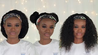 The Best Curly Headband Wig  Most Natural Human Hair Wig Under $100| Wenyu Of Long Yao