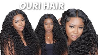 Fine Bae!  V-Day Ready  Loose Deep Wave 5X5 Lace Wig Install | Ouri Hair