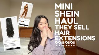 Mini Shein Haul- They Sell Hair Extensions???