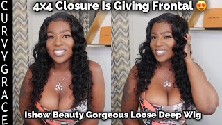 *Must Have* I Slayed This Loose Deep 4X4 Closure Wig Install  Ft Ishowbeauty Hair