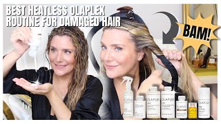 Best Heatless Olaplex Routine For Dry Damaged Hair | Ft #Lilysilk #Livespectacularly #Christmasgifts