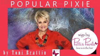 Wig Review!  Popular Pixie By Toni Brattin In Platinum Blonde - Wigsbypattispearls.Com