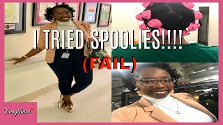 Silicone Rollers On Relaxed Hair| Spoolies|Relaxed Hair Journey