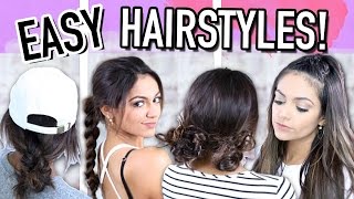 7 Easy & Quick Hairstyles For School