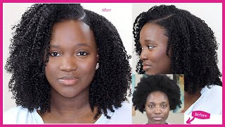 How To Get Long Full Natural Hair Fast W/Most Natural Clip In Hair Extensions| Itsabeeyola