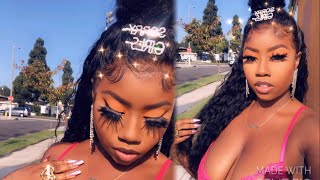 1St Time Applying A 360 Lace Front Wig With Ghost Bond Lace Glue! Ft My Crowned Wigs| The Tastemaker