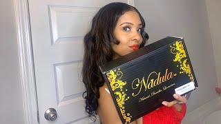 U-Part Body Wave Wig With Highlights Ft Nadula Amazon Hair