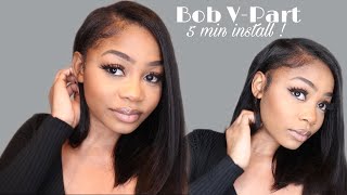 Affordable V Part Wig! Minimal Leave Out? No Glue! No Lace! | Ft. Unice Hair