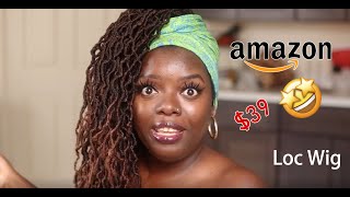 Long Locs Wigs $39! Super Affordable Headband Wig On Amazon | Review By  Isthatyourhairrr