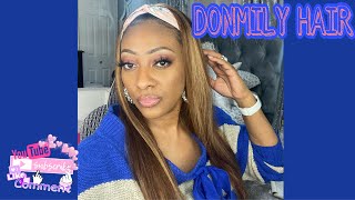 This Is A True Banger!!! Blonde Headband Wig | Black Friday Ft Donmily Hair