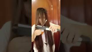 Trick Fast To Curly Long Hair Straightener+Pencil#Short