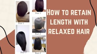 Retaining Length With Relaxed Hair| My Simple Hair Secrets!!