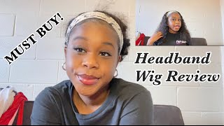 Amazon Headband Wig Review/Install!! (No Glue, No Lace)| I Love It!