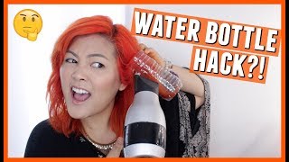 Trying Out The Water Bottle Hair Hack (Aka) Diy Dyson Air Wrap