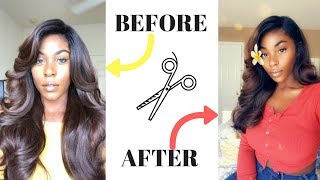 How To Cut A Synthetic Wig Ft. Freetress Equal Karissa