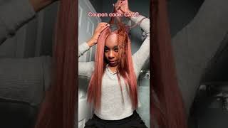 Ginger Hairstyle  Side Part Quick Weave No Leave Out | Ginger Color & Layer Cut Ft.@Ulahair