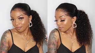 Easy Frontal Ponytail Ft. Luvme Hair | Xmscarey