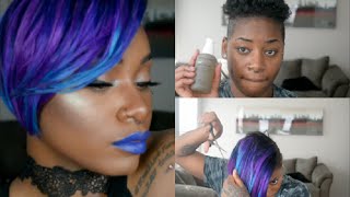 How To | Start To Finish Short Cut On Natural Hair | Shave Hair, Cut, Curl, And Style