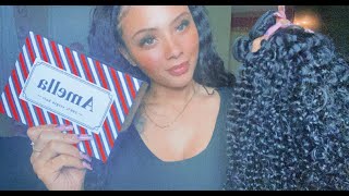 Cheap Amazon Curly Hair Opening Box Review Amella Hair