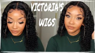 This Frontal Melts Like Butterwatch  Me Slay This Pre-Plucked Curly Frontal| Ft. Victoria'S Wig