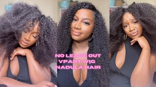 Let'S Put Them To The Test| No Leave Out ! Nadula Hair V Part Wig 4C Coily