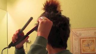 Hair| How To Straighten A Pixie Cut + Hair Styles Using Heat