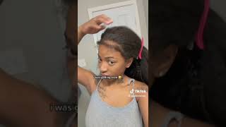 Amazing Install Go Get Your Crystal Lace Kinky Edges Wig Info In Description #Shorts #Wiginstall